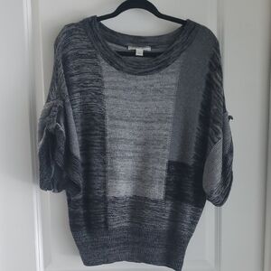 Kenneth Cole Gray Crew Neck Sweater Soft Knit Relaxed Fit
